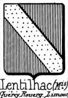 Lentilhac Coat of Arms / Family Crest 0