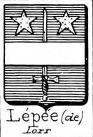 LEpee Coat of Arms / Family Crest 3