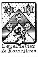Lepelletier Coat of Arms / Family Crest 0