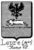 Lepre Coat of Arms / Family Crest 0