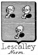 Lescalley Coat of Arms / Family Crest 0