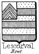 Lescarval Coat of Arms / Family Crest 0