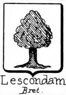 Lescondam Coat of Arms / Family Crest 0