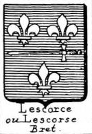 Lescorce Coat of Arms / Family Crest 0