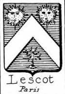 Lescot Coat of Arms / Family Crest 2