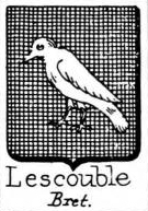 Lescouble Coat of Arms / Family Crest 0