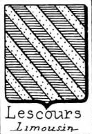 Lescours Coat of Arms / Family Crest 0