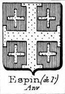 LEspin Coat of Arms / Family Crest 0