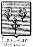 Lesueur Coat of Arms / Family Crest 1