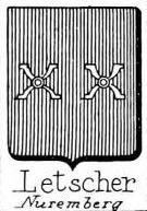 Letscher Coat of Arms / Family Crest 2