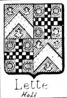 Lette Coat of Arms / Family Crest 0