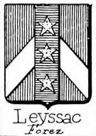 Leyssac Coat of Arms / Family Crest 0