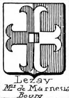 Lezay Coat of Arms / Family Crest 1