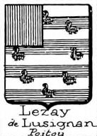 Lezay Coat of Arms / Family Crest 0