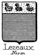 Lezeaux Coat of Arms / Family Crest 0