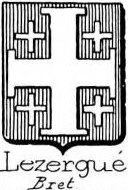 Lezergue Coat of Arms / Family Crest 0