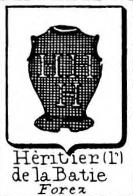 LHeritier Coat of Arms / Family Crest 0