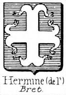 LHermine Coat of Arms / Family Crest 0