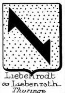 Liebenrodt Coat of Arms / Family Crest 1