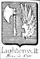 Lightenvelt Coat of Arms / Family Crest 1