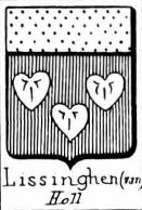 Lissinghen Coat of Arms / Family Crest 0