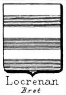 Locrenan Coat of Arms / Family Crest 0
