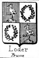 Loder Coat of Arms / Family Crest 1