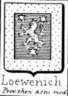 Loewenich Coat of Arms / Family Crest 1
