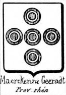 Maercken Coat of Arms / Family Crest 0