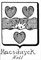 Maesduyck Coat of Arms / Family Crest 0