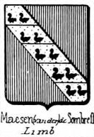 Maesen Coat of Arms / Family Crest 1
