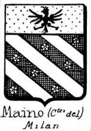 Maino Coat of Arms / Family Crest 3