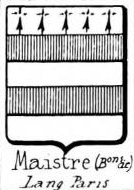 Maistre Coat of Arms / Family Crest 2