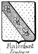 Malenfant Coat of Arms / Family Crest 1