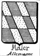 Maler Coat of Arms / Family Crest 1