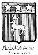 Maletie Coat of Arms / Family Crest 0