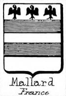 Mallard Coat of Arms / Family Crest 0