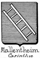 Mallentheim Coat of Arms / Family Crest 0