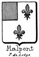 Malpont Coat of Arms / Family Crest 0