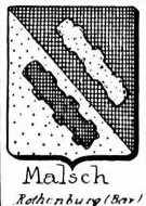 Malsch Coat of Arms / Family Crest 0