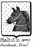 Maltitz Coat of Arms / Family Crest 7