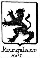 Mangelaar Coat of Arms / Family Crest 0