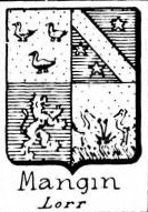 Mangin Coat of Arms / Family Crest 2