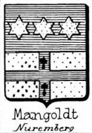 Mangoldt Coat of Arms / Family Crest 2