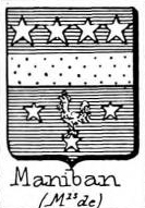 Maniban Coat of Arms / Family Crest 1