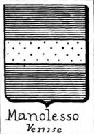 Manolesso Coat of Arms / Family Crest 1
