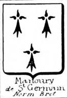 Manoury Coat of Arms / Family Crest 0
