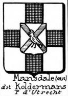Mansdale Coat of Arms / Family Crest 1