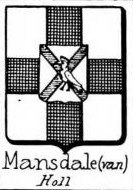 Mansdale Coat of Arms / Family Crest 0