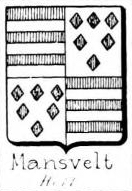 Mansvelt Coat of Arms / Family Crest 1